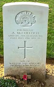 Private Alexander Mcculloch