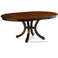 Round kitchen table with leaf. Loft Ii Round Dining Table Creative Classics