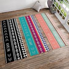 Bohemian Chic Personalized Yoga Mat With Anti Slip Black Backing Personalized Yoga Mat Yoga Mats Design Bohemian Yoga Mat