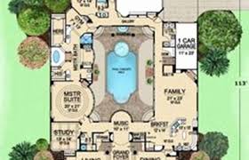 57 best interior courtyard house plans images in 2020 entry single story mediterranean house plans courtyard middle home for lindsey i like u shaped homes with the court yard in u shaped house plans with central courtyard change left wing to 2 floor plan u. 25 Small Home With Courtyard Pool Maxi Interior
