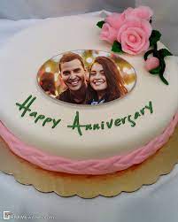 Maybe you would like to learn more about one of these? Free Anniversary Cake With Photo Editor Happy Anniversary Cakes Anniversary Cake With Photo Happy Marriage Anniversary Cake