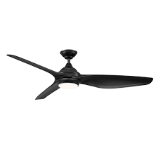 Home Decorators Collection Bachton 60 In Integrated Led Dc Motor Matte Black Ceiling Fan With Light And Rem In 2021 Black Ceiling Fan Ceiling Fan With Light Fan Light