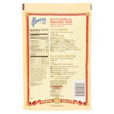 Pioneer Buttermilk Baking Mix 6 Oz Walmart Com Walmart Com