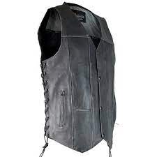 Pin On Leather Vest