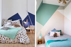 4 Chambre Tete De Lit Mur Graphique Blog Insohome Decoration Interieure Decoration Interieure Deco Maison Peinture Chambre