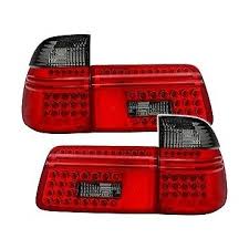 Bmw 5 E39 Touring Led Tail Lights Red Smoke Pair