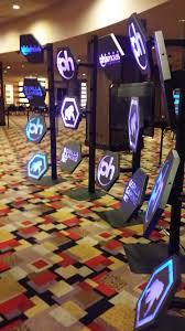 Poker Gaming Table Backdrop For Planet Hollywood Tournament Custom Light Fixtures Event Display Table Games