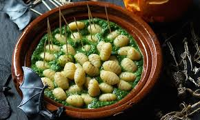 Witchetty Grubs In Swamp Juice Easy Halloween Food Grub Recipes Food Humor