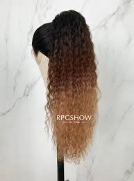 Vipbeauty clip in ponytail extension afro kinky curly drawstring ponytail with clips in hair pieces real human hair pony tail for black women (18 inch,kinky curly) 18 inch. Blonde Ombre Drawstring Curly Ponytail Pont010 Pont010 119 00 Full Lace Wigs Lace Front Wigs Rpgshow Bold Sexy Hair