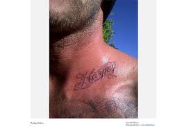 Below is a list of all david beckham's tattoo's. Frisch Gestochen David Beckham Zeigt Sein Harper Tattoo