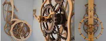 Free plans and dxf file to make and build wooden clocks. Wooden Gear Clocks Build An All Wood Clock With A Precut Clock Kit Or Diy Clock Plans