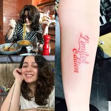 The tattoo on her wrist is clearly unmissable, reads 'irreplaceable'. Samantha Akkineni Rashmika Mandanna And More South Beauties Who Raised Brows With Their Tattoos View Pics
