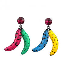 Boucles D Oreilles Les Nereides Paris N2 Fruit Earrings Funny Fruit Earrings