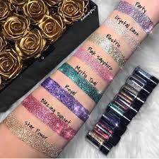 Anastasia Glitter Swatches Anastasia Beverly Hills Eyeshadow Anastasia Beverly Hills Palette Glitter Eyeshadow Brands