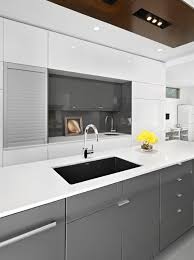 Hochglanz/lack küche schrank moderne küche schränke design möbel. Moderne Kuche Hochglanz Grau Weiss Kucheninsel Gerate Verstecken Kuchen Design Moderne Kuche Kuchendesign