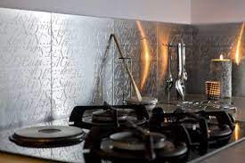 Carrelage adhesif pour salle de bain youtube. Carrelage Adhesif Inox Pour Credence Cuisine Metal Decor Cheap Kitchen Ikea Kitchen Furniture Old Fashioned Kitchen