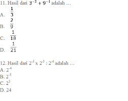 Check spelling or type a new query. Latihan Soal Matematika Bilangan Berpangkat Kelas 9 Jawabanku Id