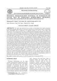 Hydrogen production units also may be present. Processed Petroleum Oils Mail Pdf Microbial Biodegradation Potential Of Petroleum And Nature Oils By Indigenous Hydrocarbon Degrading Bacteria Isolated From Petro Contaminated Sites And Solids Including Sand From The Reservoir