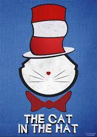 Cat In The Hat Iconic Poster Hat Illustration Iconic Poster Cats