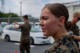 U.S. Marine Corps Pfc. Madison Shoemaker, with 11th