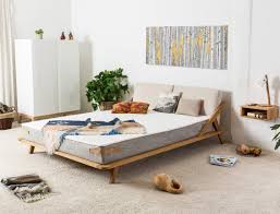 Nordic Space Bett Schlafzimmer Deko Schlafzimmer Design Bett Eiche