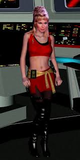 Mirror Universe Yeoman Rand Star Trek Cosplay Star Trek 1966 Star Trek Uniforms
