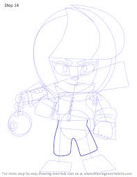 Learn How To Draw Bibi From Brawl Stars Brawl Stars Step By Step Drawing Tutorials In 2020 Drawing Tutorial Drawings Drawing For Beginners
