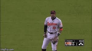 Markakis shoulda been banned from the sport on the spot. Gif Adam Jones Is Not Happy Baltimore Orioles News
