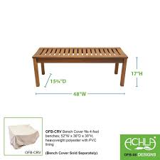 Want to build some outdoor furniture? Patio Furniture Accessories Ofb 08 Pack Of 2 Achla Designs Backless Bench 4 Foot Patio Lawn Garden Bright Ce Com