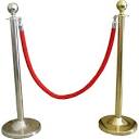 queue stand with rope chrome-Stanchions / Q Stands