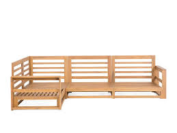 If you have enjoyed the free project. 4 Seater Acacia Wood Garden Corner Sofa Set Grey Timor Furniture Lamps Accessories Up To 70 Off Avandeo Online Store