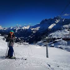 It S Great Exploring The Full Portes Du Soleil Ski Area Some Beautiful Skiing In Les Crosets Ski Area Explore Skiing