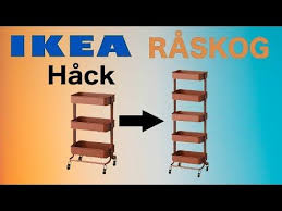 Sharkmake Ikea Hack Raskog Youtube In 2020 Ikea Raskog Raskog Scrapbook Room Organization