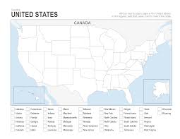 The united states of america lies in north american continent and comprises of 50 states. 7 Printable Blank Maps For Coloring All Esl