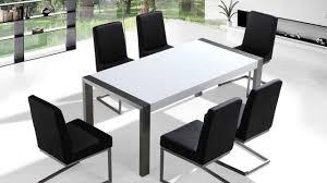 ✅ free shipping on many items! Beliani Dining Table Stainless Steel High Gloss Top White 180 X 90 Cm Arctic I Eng Youtube