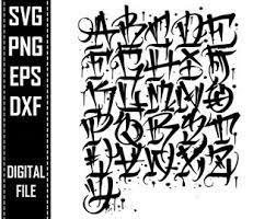 Web site bitfontmaker lets you design, create, and download your own fonts. Graffiti Font Etsy