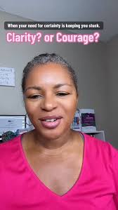 How often do we tell ourselves “I just need more clarity” before moving  forward?, But if we’re honest, what we really want is certainty., We want  the perfect, safest, most efficient path., We want to ...