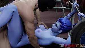 Overwatch Widowmaker fucked hard in the Gym