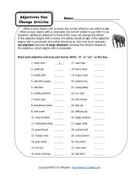 Learn noun examples and handy grammar rules with esl printable worksheets. Adjectives Change Articles1 Adjectiveheets 1st Grade Staggering Free Verb Noun First Math Jaimie Bleck