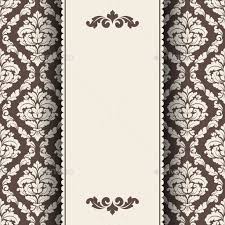 Black And White Invitation Card Background Vintage Invitation Card Floral Background Vintage Invitations Wallpaper Background Design