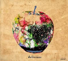 Green Apple Poster Print By Robert R Splashy Art Abstract Paintings In 2020 Abstract Art Painting Apple Painting Watercolor Paintings Abstract