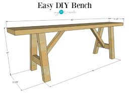 Wood bench with back plans: Remodelaholic How To Build An Easy Diy Wood Bench For Just 25