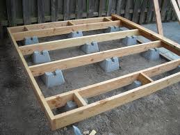 dog run doggie deck foundation and frame deck foundation deck framing diy deck