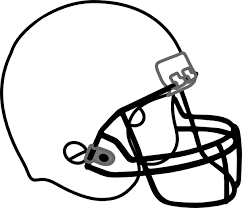 Pink football helmet clip art clipart panda free clipart images. Football Helmet Outline Clipart Clipartix