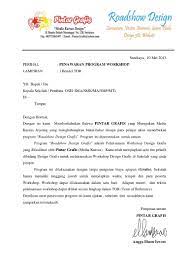 Surat ini juga dapat menjadi. Proposal Penawaran 8 Program Workshop Design Free Pintar Grafis