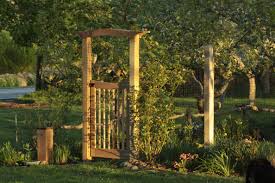 Arbor Gate For The Vegetable Garden Garden Arbor With Gate Garden Gate Design Garden Gates