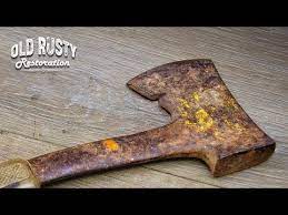 Old Camping Axe Restoration Youtube Camp Axe Restoration Axe