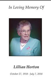 Obituary: Lillian Horton
