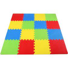 These strips contain foam floor puzzle mat edges, which means they fit tightly into the main piece, creating perfect installations and outperforming a cheap foam. Balancefrom Kid S Puzzle Exercise Play Mat With Eva Foam Interlocking Tiles Walmart Com Walmart Com