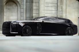The Rolls Royce Apparition Concept Is A Sleek Obsidian Black Electric Powered Beauty On Wheels Yanko Desi Rolls Royce Rolls Royce Concept Cool Car Pictures